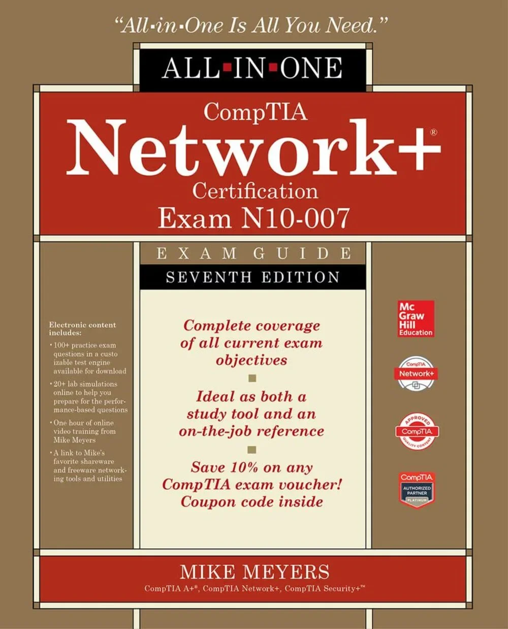 CompTIA Network+ Certification All-in-One Exam Guide, 7th Edition (Exam N10-007)